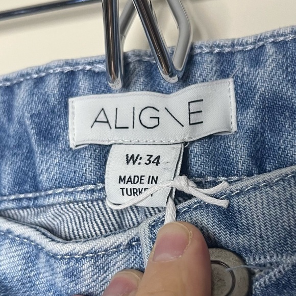 NWT ALIGNE Miso Slim Jeans in Vintage Wash - Picture 9 of 13
